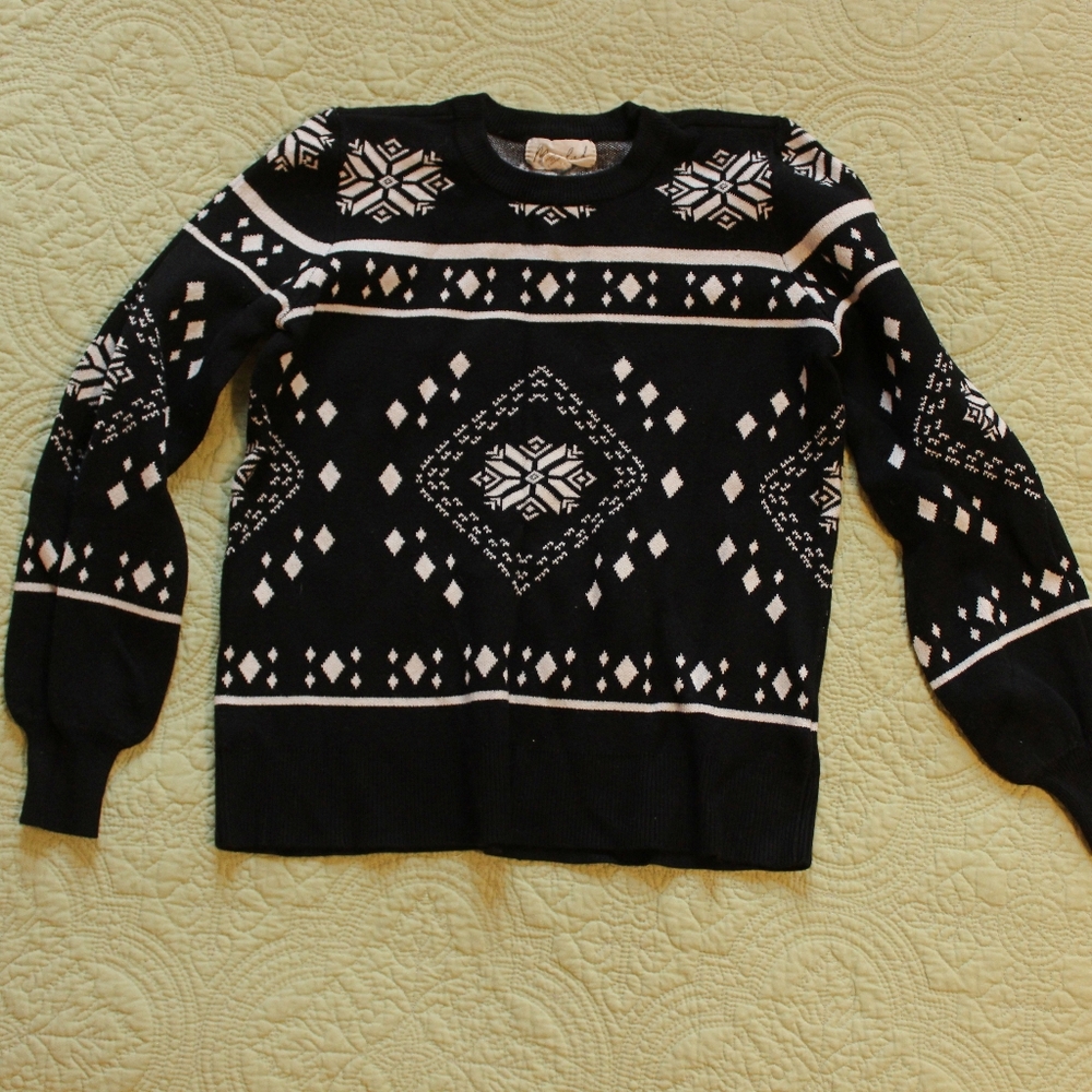 Black and White Sweater